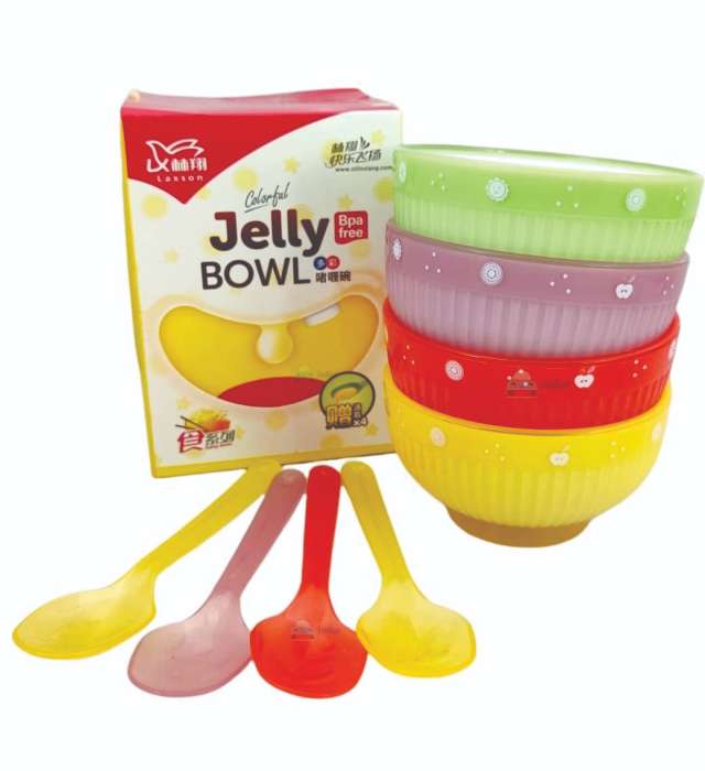 JELLY BOWL (Baby Feeding Bowl and Spoon Set)