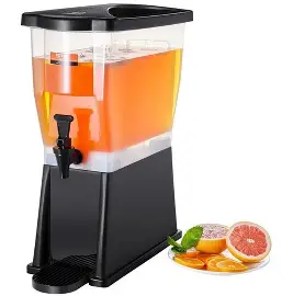 JUICE AND WATER DISPENSER (Beverage Dispenser Cold Drink Dispenser Plastic Ice Beverage Server)
