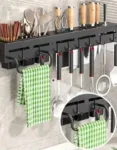 KITCHEN TOOL RACK (Dispensing Kit Organizer and Knife Holder)