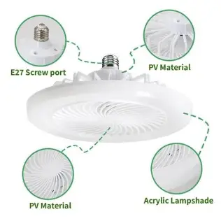 LED LIGHT ROOF FAN