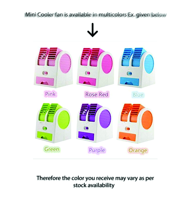 MINI FAN AIRCONDITIONING (Portable AC USB attery Operated Water air Cooler) 3