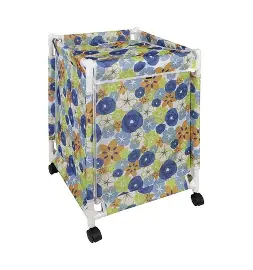 MOBILE LAUNDRY BASKET (Fabric Laundry Basket with Wheels)