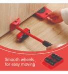 MOVEABLE HELPER (Furniture Lift Mover Tool Set with Adjustable Height Lifting Tool Lever)