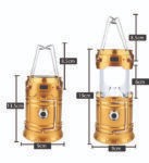 RECHARGEABLE CAMPING LIGHT (Portable Solar Charger Camping Lantern Lamp)