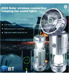 RECHARGEABLE CAMPING LIGHT WITH FAN