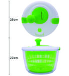 SALAD SPINNER (Large 4 Quarts Fruits and Vegetables Dryer)
