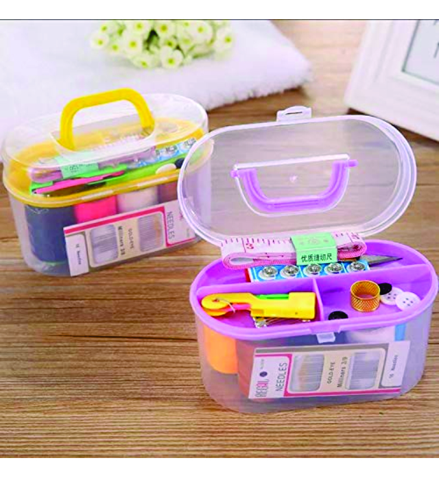 SEWING KIT (Household Sewing Tool Kit Pagoda Line Treasure Box Set)