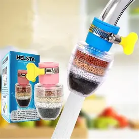 SMALL WATER FILTER AND STRAINER (Kitchen Faucet Tap Filter Water Cleaning Purifier Cartridge Home Water Fliter Tap Accessories)