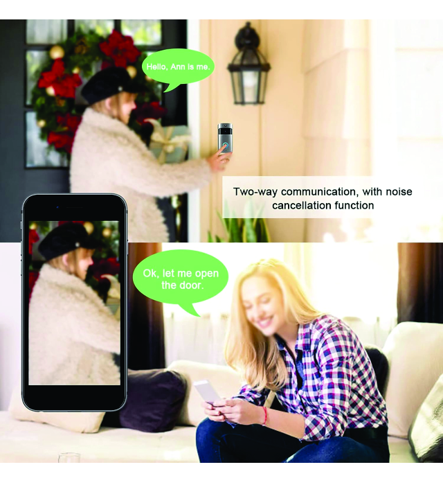 Smart video doorbell (Wireless Video Doorbell Camera) 4