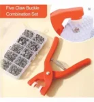 Snap botton (Useful Buckle Installation Tool Set Anti-rust Snap Button Kit Strong Fixing DIY Clothes Quilt Fixer Buckle Buttons Set)