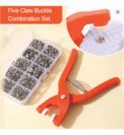 Snap botton (Useful Buckle Installation Tool Set Anti-rust Snap Button Kit Strong Fixing DIY Clothes Quilt Fixer Buckle Buttons Set)
