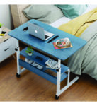 THREE LAYER LAPTOP TABLE TYPE 2 (Office Modern Luxury Movable Standing Table Manual Height Adjustable Study Desk)