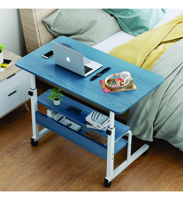 THREE LAYER LAPTOP TABLE TYPE 2 (Office Modern Luxury Movable Standing Table Manual Height Adjustable Study Desk) 1