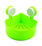 TRIANGLE BATHROOM SHELF (Corner Shelf Bathroom Kitchen Rack Self Adhesive Shower Caddy Plastic)