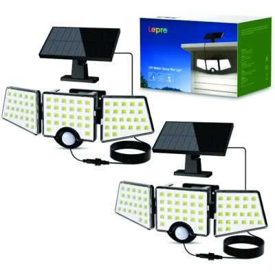 TRIPPLE WALL SECURITY SOLAR R/SENSOR LIGHT