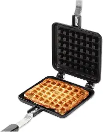 WAFFLE MOLD (Waffle Maker,Aluminum Alloy Waffle Maker Mold Pan with Dual Handles)