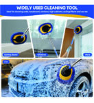 WALL AND FLOOR MOP (Blue Rotatable Adjustable Cleaning Mop with Long Handle)