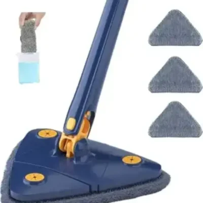WALL AND FLOOR MOP (Blue Rotatable Adjustable Cleaning Mop with Long Handle)