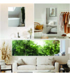 WALL STICKING MIRROR