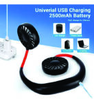 WEARABLE SPORT FAN (Portable Neck Fan Rechargeable Personal Hand-Free Fan)