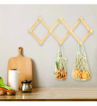 WOODEN HANGER (Wooden Wall Hooks Expandable Coat Racks Hat Hangers)