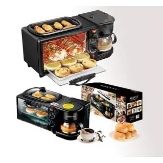 SOKANY 3 IN 1 BREAKFAST Maker, Toaster, Griddle and Coffee
