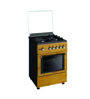Maxi 2 Burners And 2 Electric Standing Gas Cooker 60cm X 60cm TR STYLE (Italian Designed) (MAXI 6060 TR 31 IGL IN)
