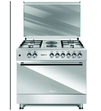 Maxi 4 Burner And Electric Heater Stading Gas Cooker 60 X 90 TR STYLE (MAXI STYLE 60*90 (5B) INOX)