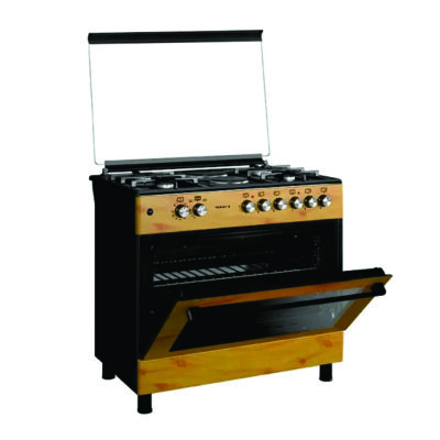 Maxi 4 Burner And Electric Heater Stading Gas Cooker 60 X 90 TR STYLE (MAXI STYLE 60*90 5B WOOD)