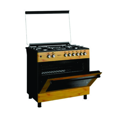 Maxi 4 Burner And Electric Heater Stading Gas Cooker 60cm X 90cm (MAXI 60*90 (4+2) WOOD)