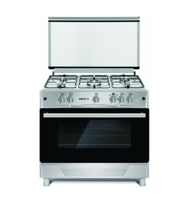 Maxi 4 Burner & Electric Heater Stading Gas Cooker 60cm X 90cm (MAXI 60 90(4+2) INOX)