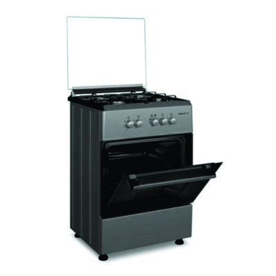 Maxi Standing Gas Cooker 50cm x 50cm (MAXI 6060 4B BASIC BLACK GREY)