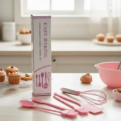 5 Piece Silicone Baking Utensils Set