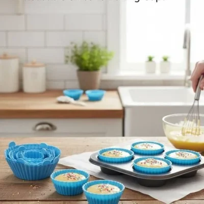 6 in 1 Reusable Silicone Baking Cups