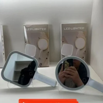 Rechargeable single led mirror