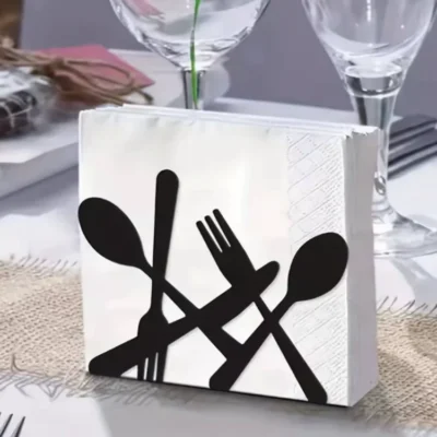 Audingull freestanding metal napkin holder