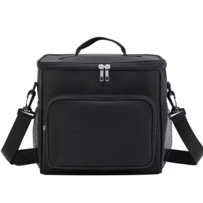Black lunch bag