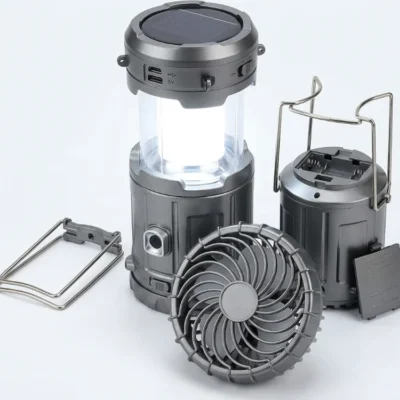 SOLAR TORCH WITH FAN