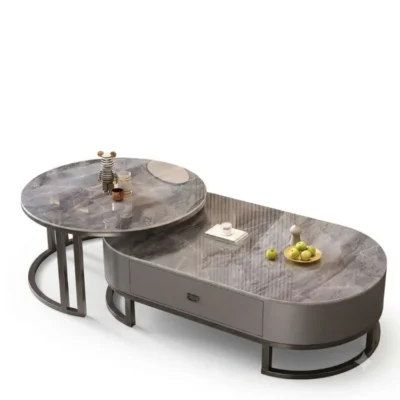A + B Marble luxury center table