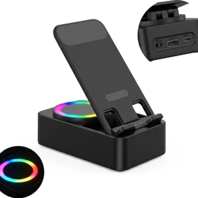 3-in-1 Multifunctional Desktop Cell Phone Stand with a Wireless