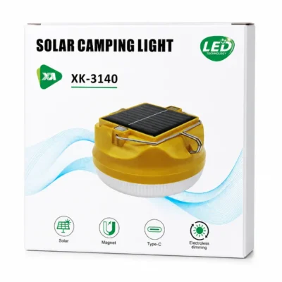 Solar camping light