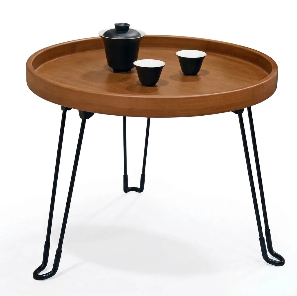 jikugo round folding table
