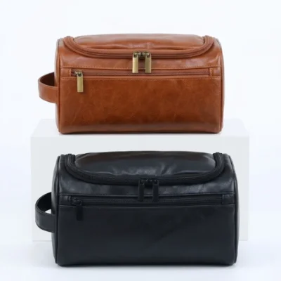 PU LEATHER TRAVEL.TOILETORY BAG