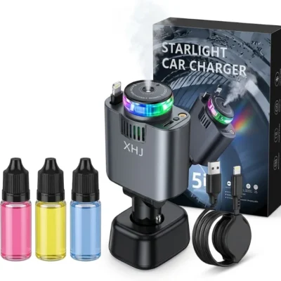 5 in 1 smartlight car charger