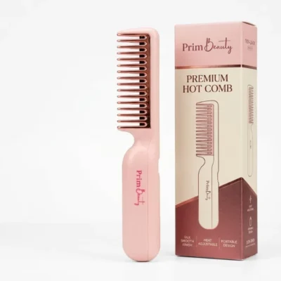 Wireless rechargeable 2- in-1 straightener and curler (hot comb)
